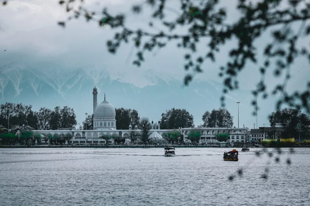 Hazratbal Shrine in Srinagar