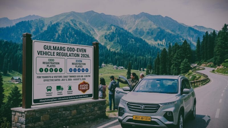 Gulmarg Odd Even Rule Detailed Information